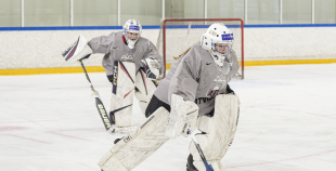 Latvijas U18 meiteņu hokeja izlases treniņš