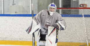 Latvijas U18 meiteņu hokeja izlases treniņš