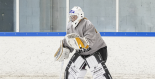 Latvijas U18 meiteņu hokeja izlases treniņš