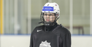Latvijas U18 meiteņu hokeja izlases treniņš