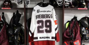 Latvijas valstsvienības spēļu kreklu prezentācija