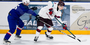 LHF Prezidenta kauss: Latvija "baltā" komanda - Francija U20 4:2