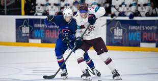 LHF Prezidenta kauss: Latvija "baltā" komanda - Francija U20 4:2