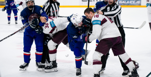 LHF Prezidenta kauss: Latvija "baltā" komanda - Francija U20 4:2