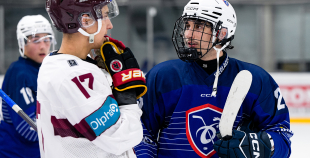 LHF Prezidenta kauss: Latvija "baltā" komanda - Francija U20 4:2