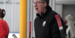 Latvijas hokeja izlases treniņš (09.12)