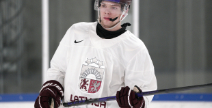 Latvijas hokeja izlases treniņš (09.12)