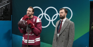 Latvijas hokeja izlase kopbilde un treniņš