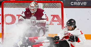 Latvijas U20 izlase izcilā cīņā atņem punktu varenajai Kanādai