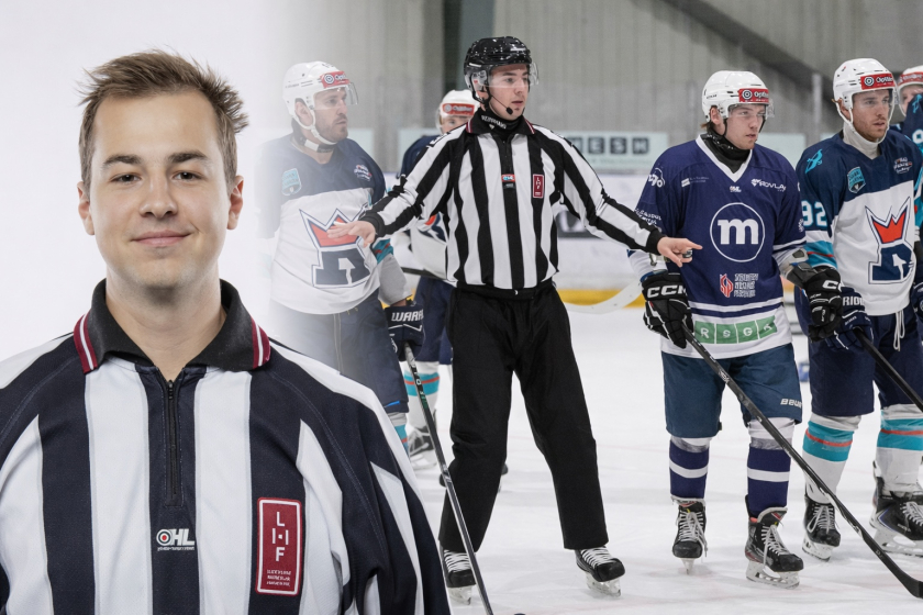 LHF līnijtiesnesis Renārs Davidonis nozīmēts darbam IIHF Pasaules čempionātā