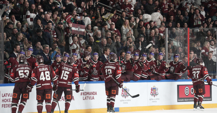 Latvijas izlasei "sausā" uzvara pret Austriju